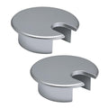 2 Pcs Desk Grommet 1-3/8" / 35 mm, Desk Cord Hole Cover, Cable Grommet Metal by EASYEAH