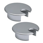 2 Pcs Desk Grommet 1-3/8" / 35 mm, Desk Cord Hole Cover, Cable Grommet Metal by EASYEAH