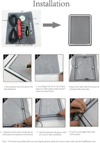 FLYZZZ Window Screen Door Repair Kit, 7-in-1 Sliding Patio Door & Screen Door - Image 8