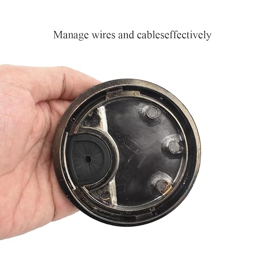 HAHIYO 1Pcs 3.15Inch/80mm Bronze Zinc Alloy Desk Grommet Wire Grommet Cable - Image 6