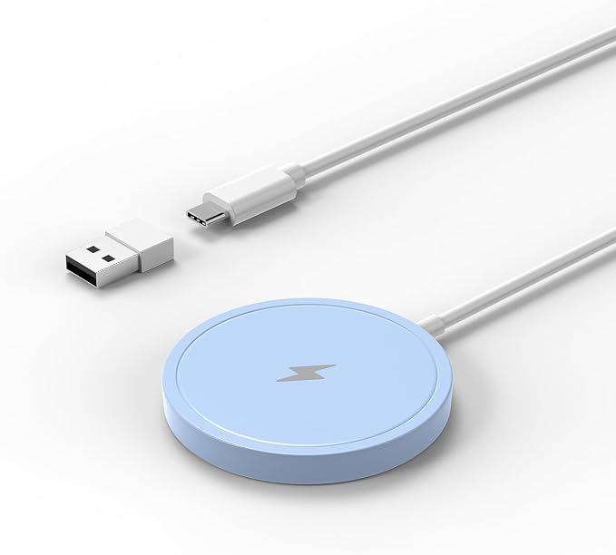 Magnetic Wireless Charger for iPhone 15W Wireless Charger Fast Mag Safe by PINRUIGE