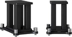 A Pair of Universal Speaker Stands, Heavy Duty Speaker Stands Holds Bookshelf by RAJYQODIS