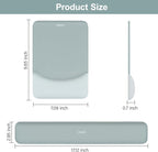 MOSISO Wrist Rest Support for Mouse Pad&Keyboard Set, Rectangular Ergonomic - Image 7
