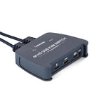 HDMI KVM Switch 1 Monitor 2 Computers, 4K@60Hz KVM Switcher - Image 2