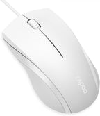 Rapoo N1600 3-Button Quiet Wired Mouse, 1000DPI Optical Mouse, Quiet Button - Image 10