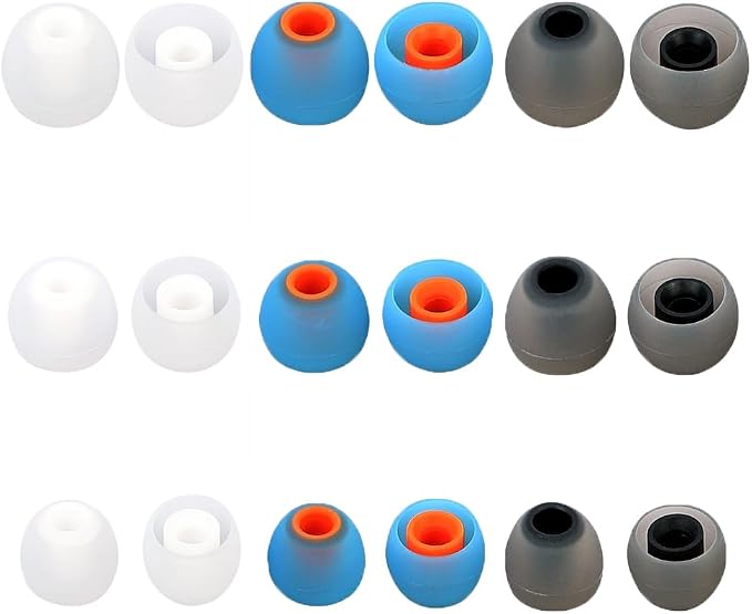 Earbud Tips Ear Bud Tips Soft Anti Slip Washable and Reusable Silicone - Image 7