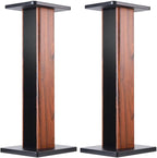 Speaker Stands Wood Grain Universal Floor Speaker Stands 24 Inch Floor Stand by bimiti
