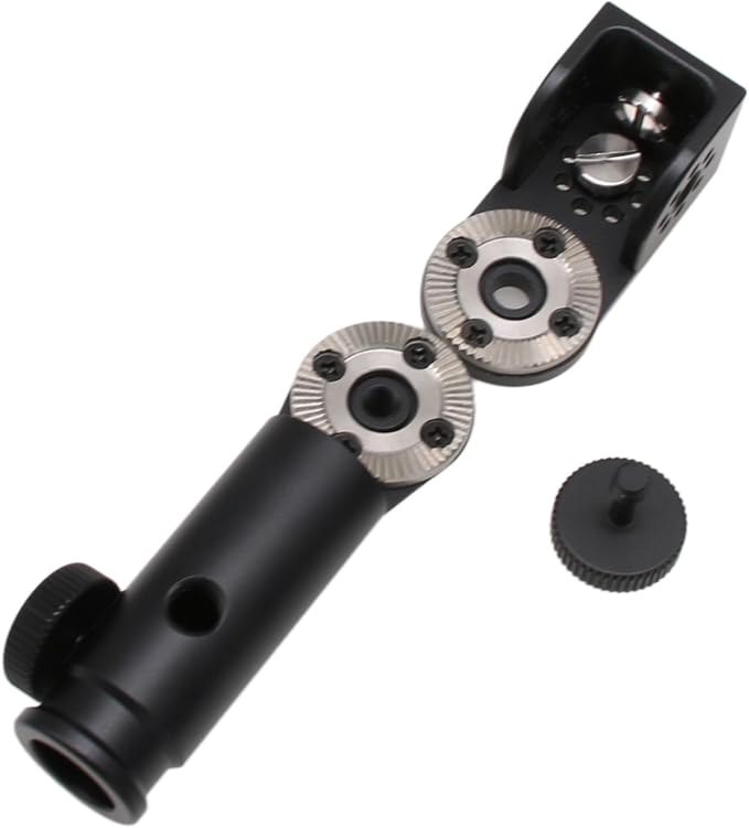 Tripod Mount Adapter and 3/8" 1/4" Bracket Block Cube 180 Swivel Rotation - Image 6