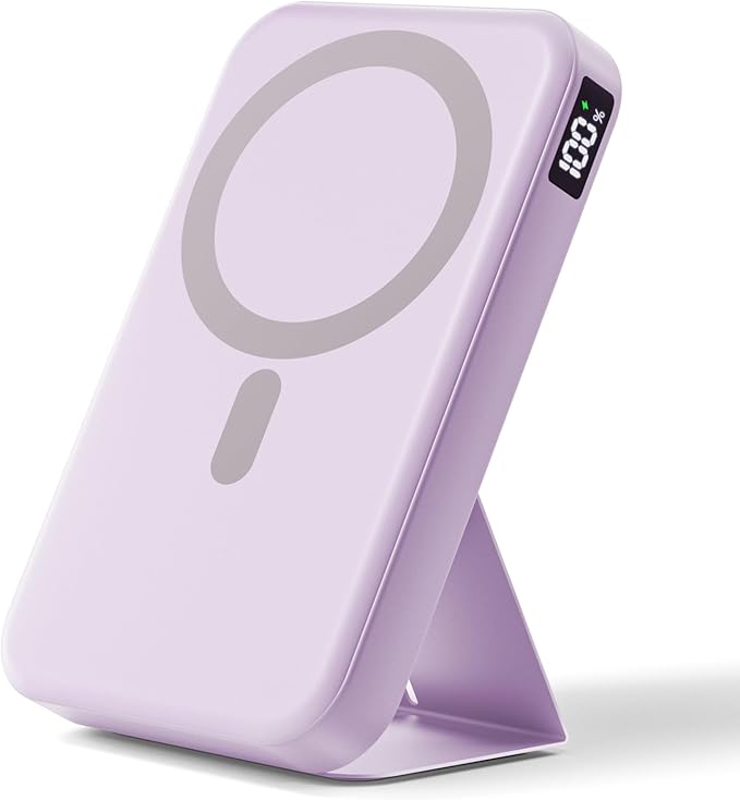 Magnetic Power Bank, 10000mAh Wireless Portable Charger by Gxorul
