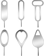 Medsuo 6pcs SIM Card Removal Tool Card Tray Eject Pins Needle Opener Ejector by Medsuo