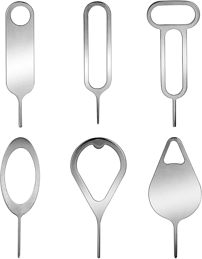 Medsuo 6pcs SIM Card Removal Tool Card Tray Eject Pins Needle Opener Ejector by Medsuo