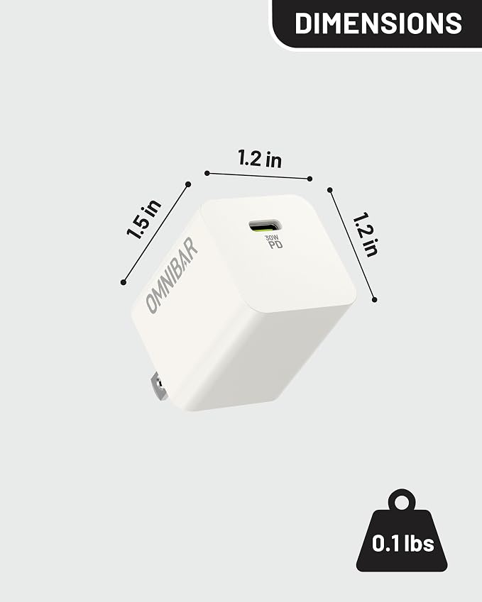 30W USB C Charger, GaN Fast Wall Charger Block, PD3.0 PPS USB-C Power Adapter - Image 7