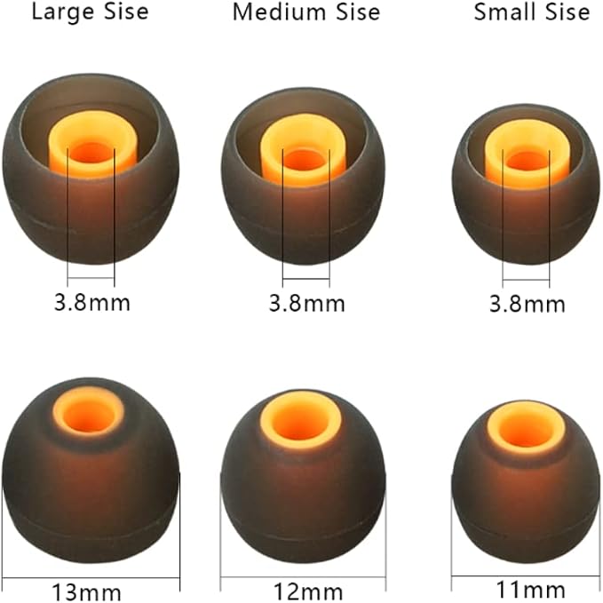 Earbuds Replacement Tips Silicone Earbud Tips Ear Gels Fit - Image 7
