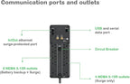 APC UPS Back-UPS Pro 1350VA Sinewave UPS, 810W Battery Backup & Surge Protector - Image 2