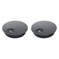 2 Pack Desk Grommet 3-1/8 Inch 80mm, Zinc Alloy Computer Desk Wire Hole Cover by Unknown