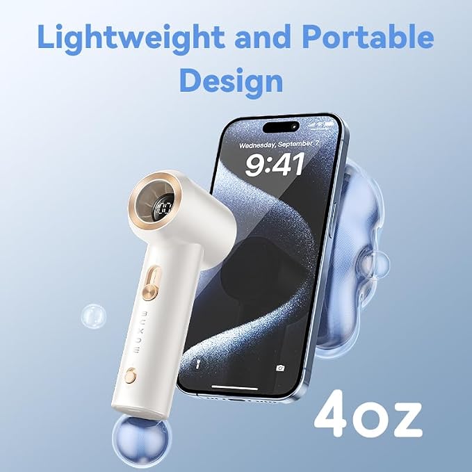 Portable Fan For Travel Mini: Small Pocket Handheld Personal Rechargeable - Image 3