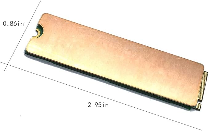 Laptop NVMe M.2 Heatsink with Nano Thermal Pads，Heat Sink Copper - Image 2