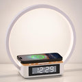 Alarm Clock, Table Lamp with Wireless Charging, Touch Bedside Lamp with 3 by Unknown