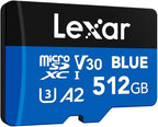 Lexar 512GB Blue Micro SD Card Up to 160MB/s, microSDXC UHS-I Memory Card - Image 8