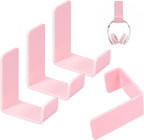 Weewooday 4 Pieces Headphone Hanger Holder Desk Adhesive Headphone Hook Wall by Weewooday