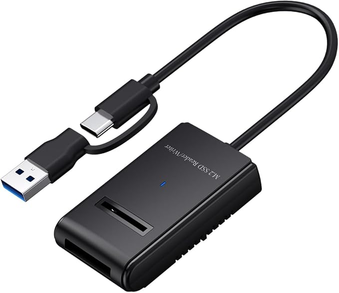 CY USB 3.0 USB-C Type-C Type-A to NVME M-Key M.2 NGFF SATA SSD Docking by CY