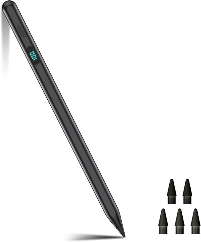 iPad Pencil with Magnetic&5 Extra Tips, USB-C Faster Charge, Stylus Pen by Unknown