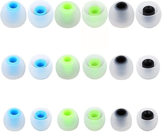 Earbud Tips Soft Anti Slip Washable Reusable Silicone Fit Most In-Ear Earbuds - Image 7