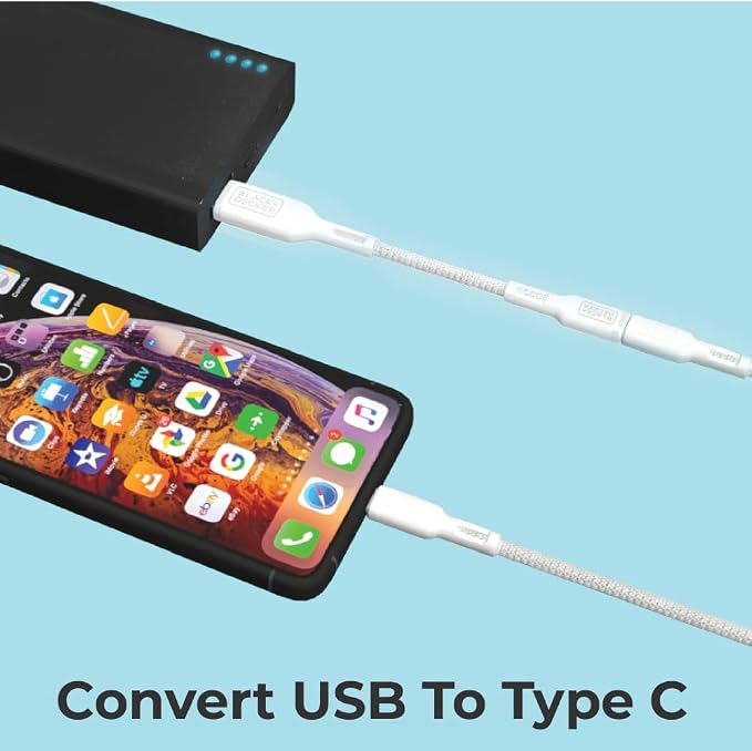 BLACK+DECKER USB C to USB Adapter, Type C Female to USBA Male OTG Cable USBA to - Image 6