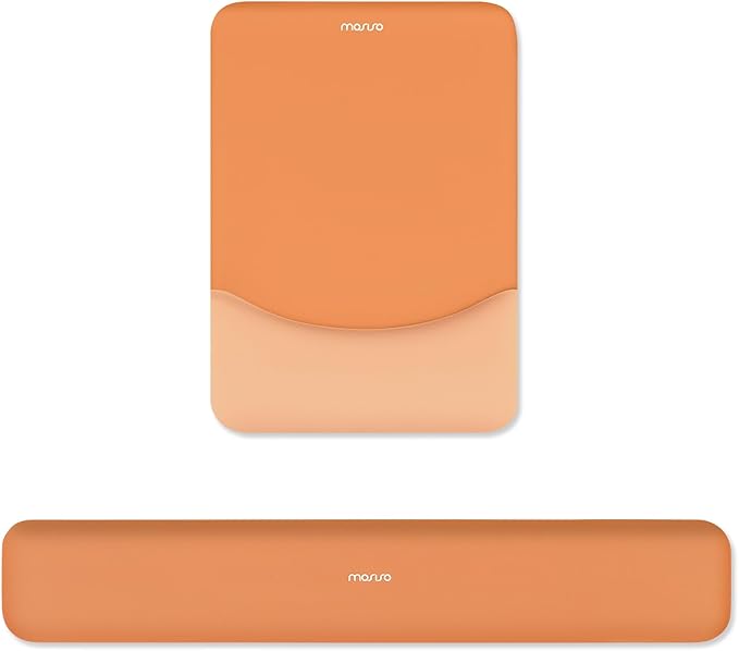 MOSISO Wrist Rest Support for Mouse Pad&Keyboard Set, Rectangular Ergonomic by MOSISO