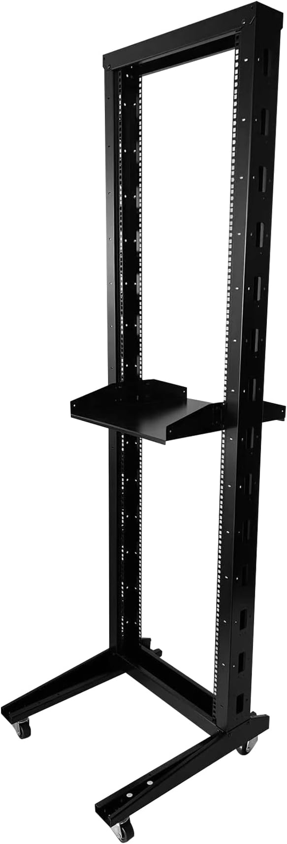 2 Post 42U Open Frame Server Rack 2-Post Server Rack Network Rack, by GlobalRack