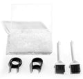 Silicone 500PCS 40A Clear Universal O-Ring Switch Dampeners Keycap Sealing by LitOrange