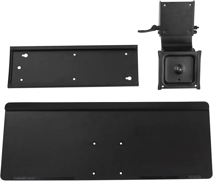 Mount-It! Under Desk Keyboard Tray and Mouse Platform, Ergonomic Computer - Image 9