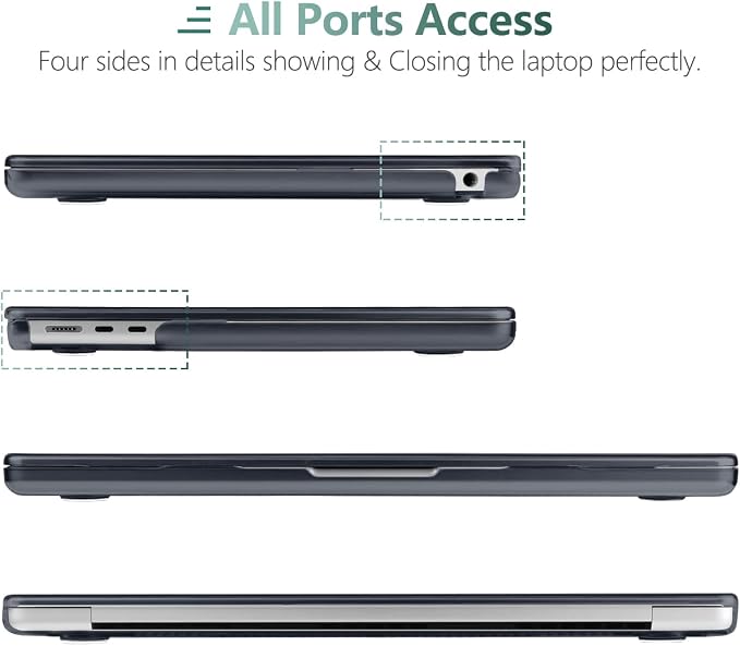MEEgoodo Case for M4/M3/M2 MacBook Air 13.6 inch Case 2025 2024 2022, Fit Model - Image 7