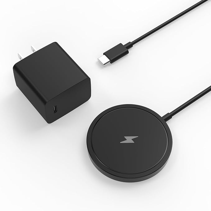 Magnetic Wireless Charger for iPhone 15W Wireless Charger Fast Mag Safe by PINRUIGE