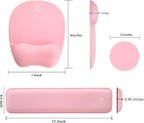 Memory Foam Set Wrist Rest Pad & Mouse Wrist Rest Support, Ergonomic Design - Image 5