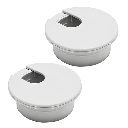 Desk Grommet 1-3/8", Desk Cord Hole Cover, Cable Grommet ABS Plastic, Desk Hole by BOPOREAE