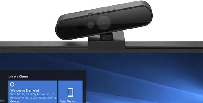 Lenovo HD 1080p Webcam- Black w/ 4X Digital Zoom, 95° Wide Angle, 360° Rotation - Image 6
