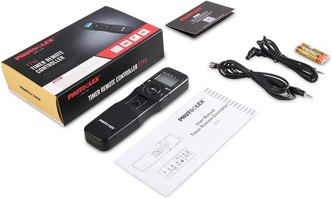 PHOTOOLEX Intervalometer Digital Camera Remote Shutter Release Controller LCD - Image 8