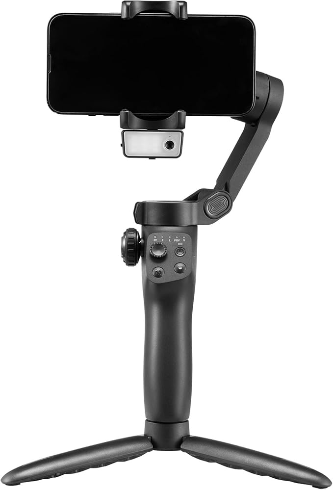VEVOR Gimbal Stabilizer for Smartphone, 3-Axis Stabilization, AI-Powered Phone - Image 9