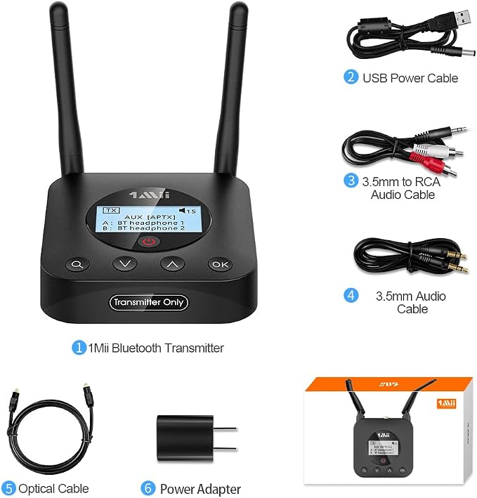 1Mii B06TX+ Long Range Bluetooth 5.2 Transmitter - Image 7