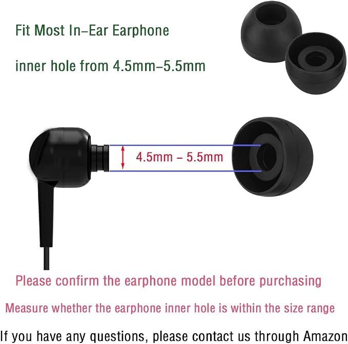 Silicone Earbud Tips Replacement Ear Tips - Image 4