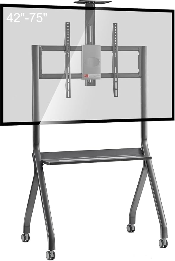 Smart Board Stand with Camera Tray Fits 42"-75" Screens, Interactive Whiteboard by Unknown