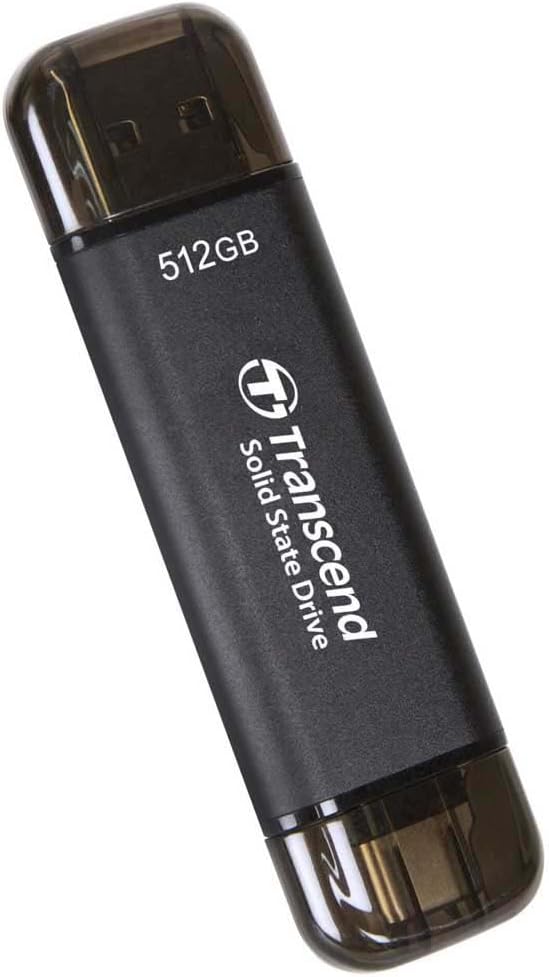 Transcend 512GB External SSD, Dual USB Flash Drive - Image 7