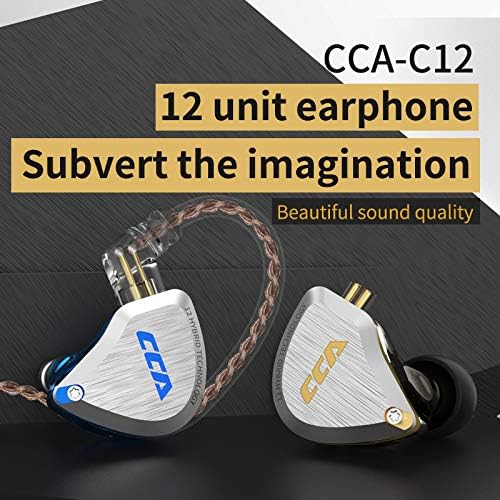 CCA C12 in Ear Monitor Headphones 5BA 1DD Hybrid HiFi IEM Earphones Noise - Image 3