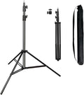 Heavy Duty Light Stand 9.5 Feet/2.8 Meters Adjustable Spring Cushioned Metal by ITOTIN
