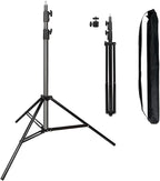 Heavy Duty Light Stand 9.5 Feet/2.8 Meters Adjustable Spring Cushioned Metal by ITOTIN