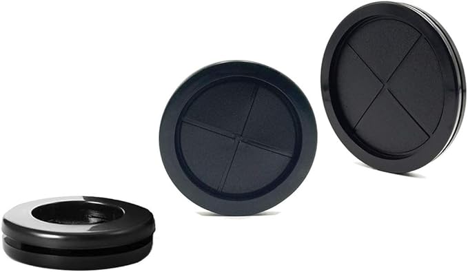 Rubber Grommet, 2-1/8"ID 2-1/2"Drill Hole, Hole Grommets, Synthetic Rubber by MIZORLIE