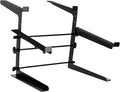 Rockville Rock2d2 Adjustable Dual Shelf DJ Controller Midi Keyboard Laptop Stand by Rockville
