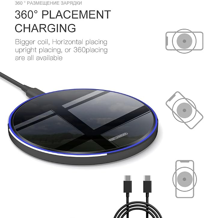 20W Fast Wireless Charger Pad - Image 3