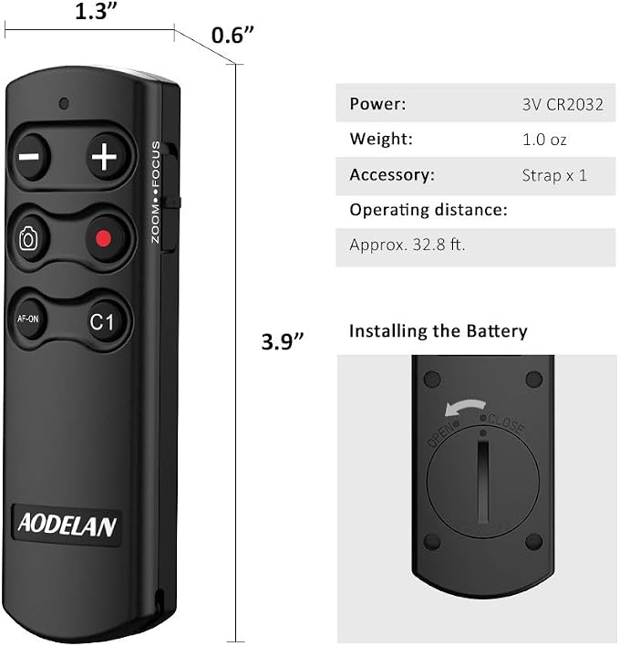 AODELAN Wireless Remote Control Camera Shutter Release - Image 9